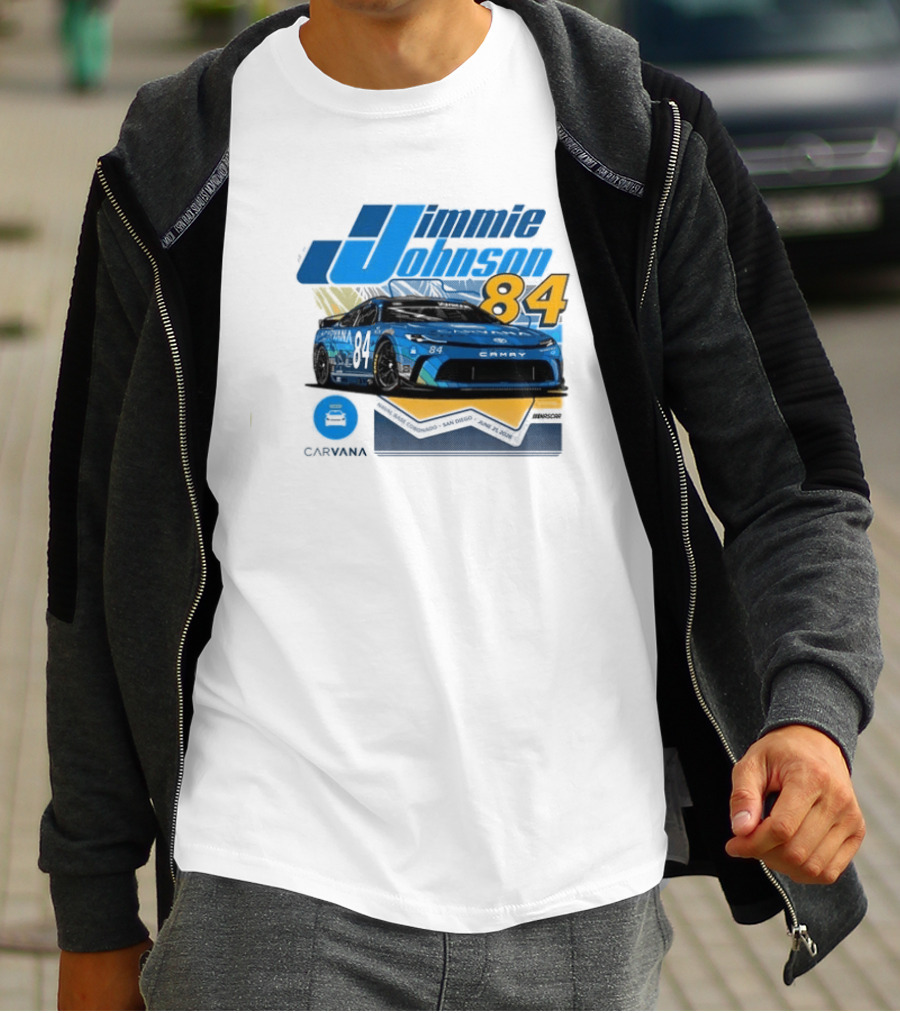 Jimmie Johnson 84 Carvana San Diego Paint Scheme 2026 T-Shirt