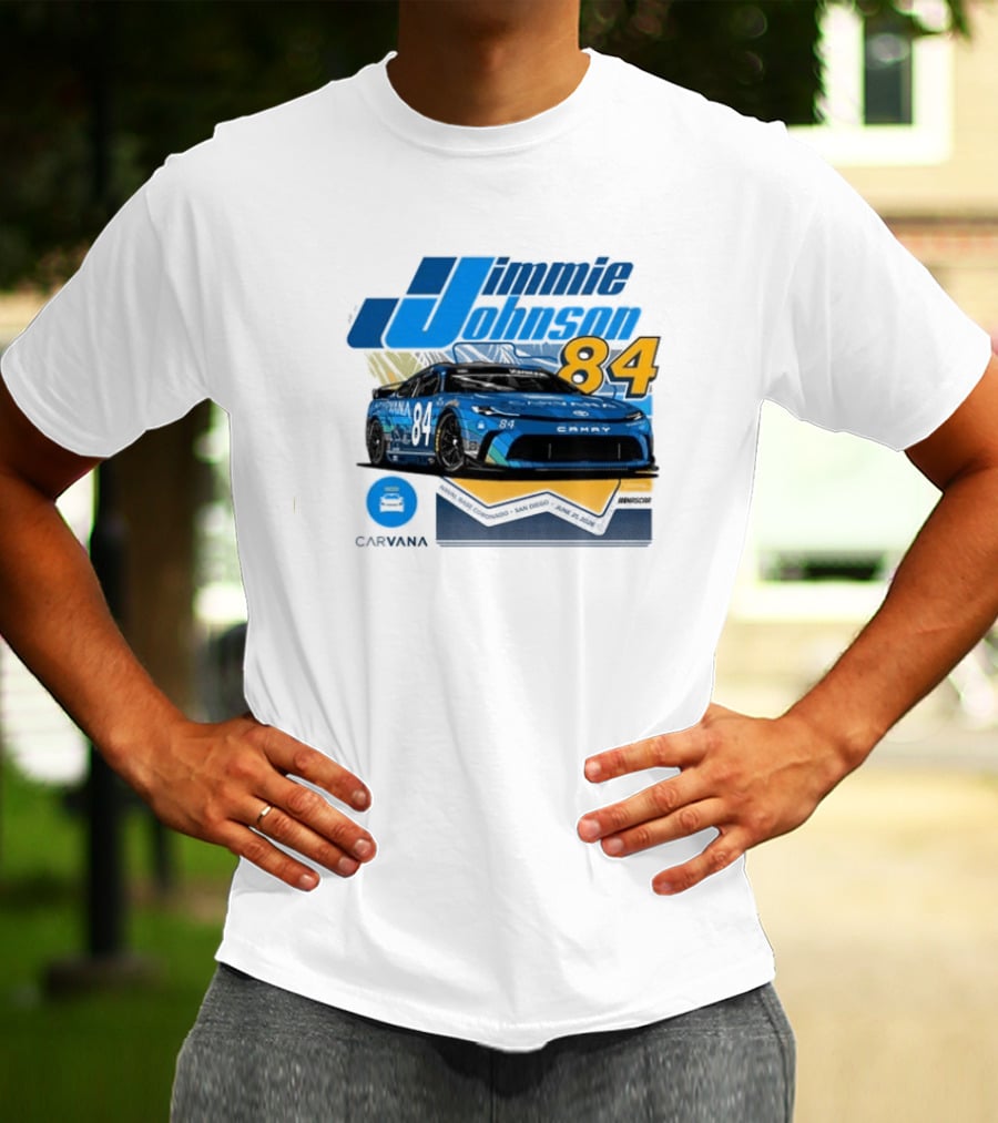 Jimmie Johnson 84 Carvana San Diego Paint Scheme 2026 T-Shirt