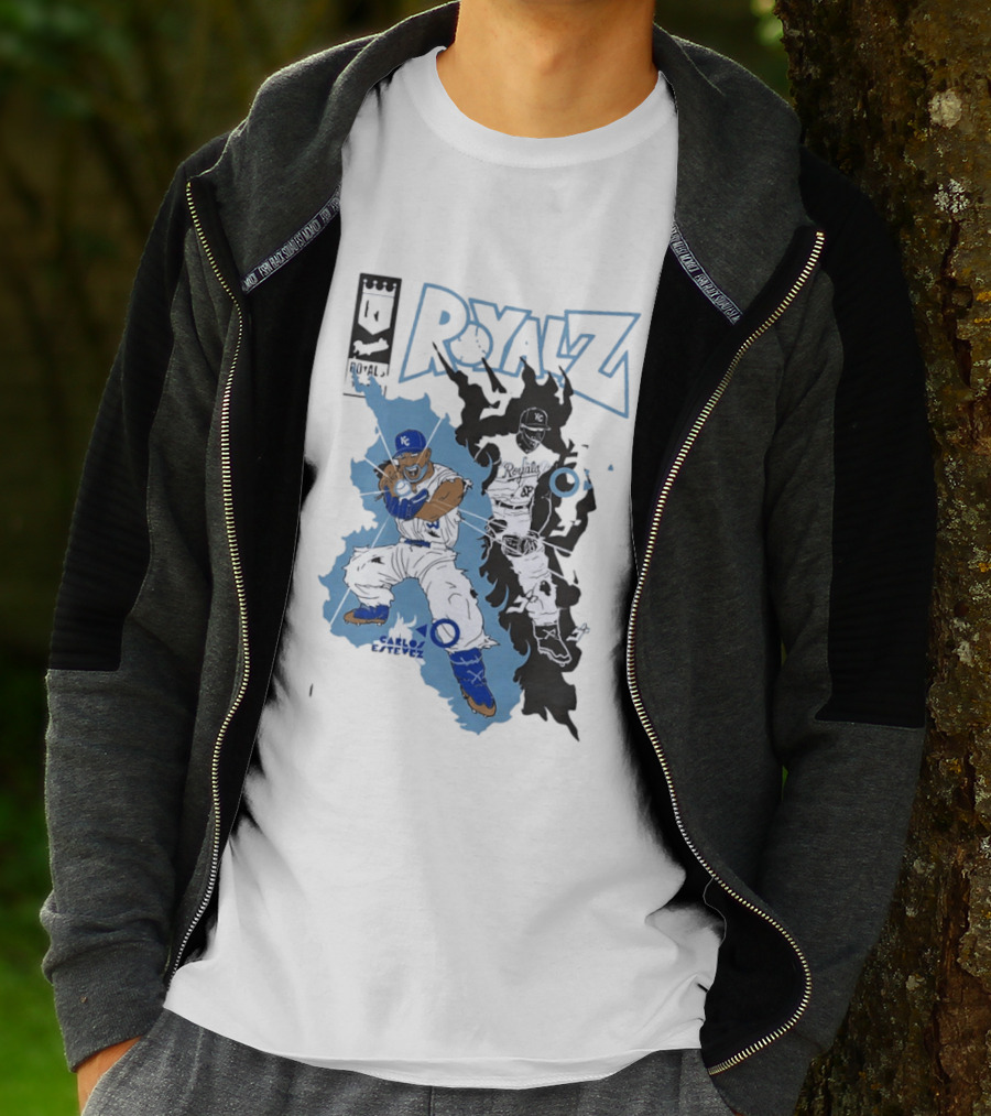 Kansas City Royals Dragon Balls Anime Crossover 2026 Carlos Estevez T-Shirt