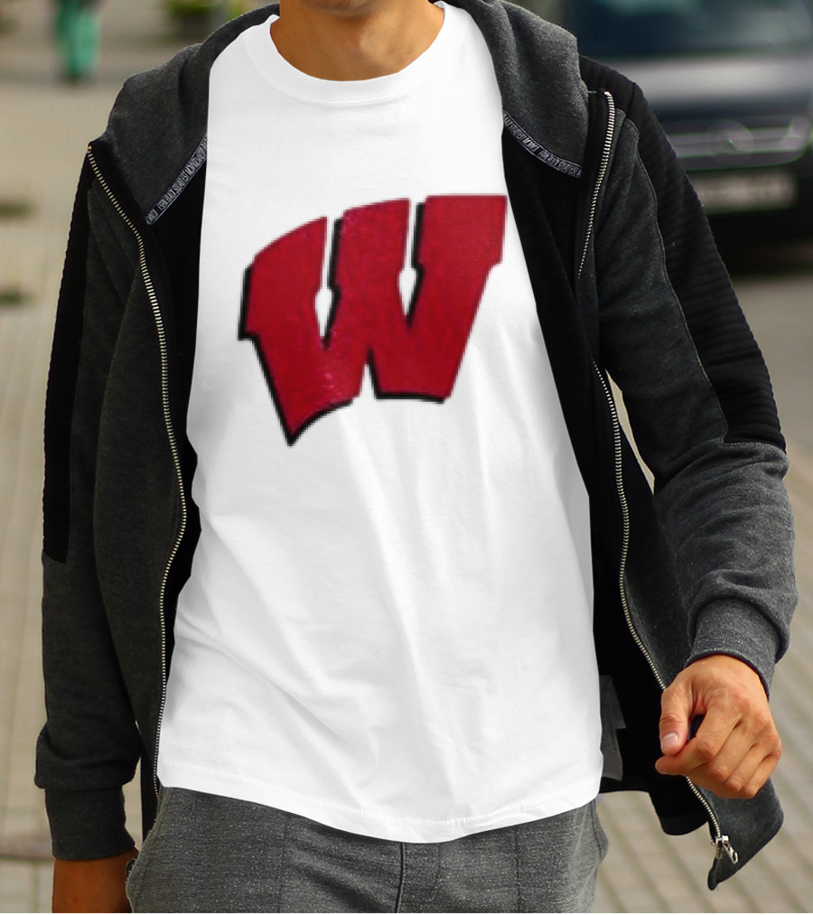 Grateful Dead Bears Wisconsin Badgers Collaboration T-Shirt