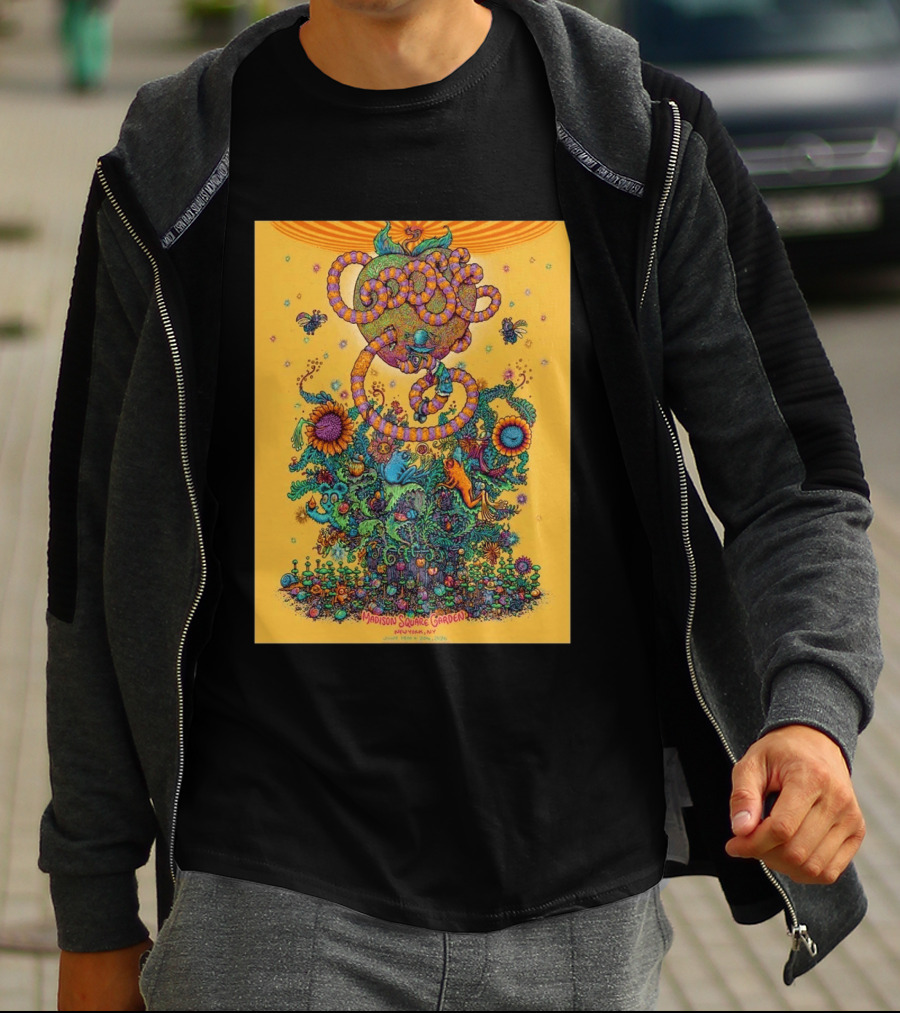 Goose Madison Square Garden New York June 19 And 20 2026 Event Psychedelic Floral T-Shirt