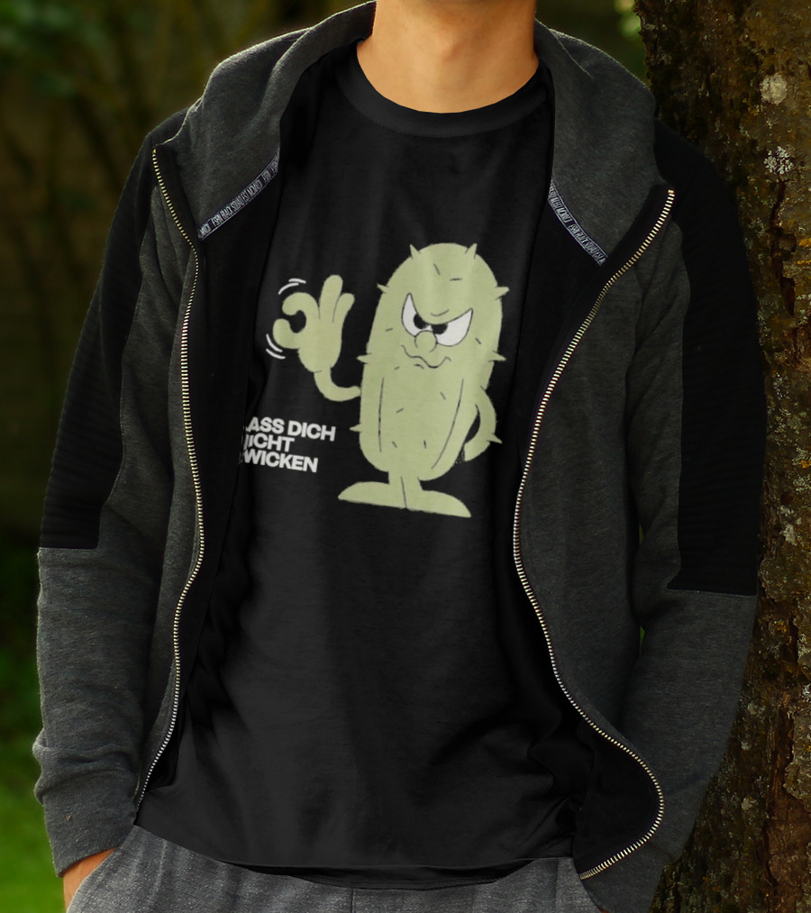 Lustiger Kaktus Lass Dich Nicht Zwicken T-Shirt