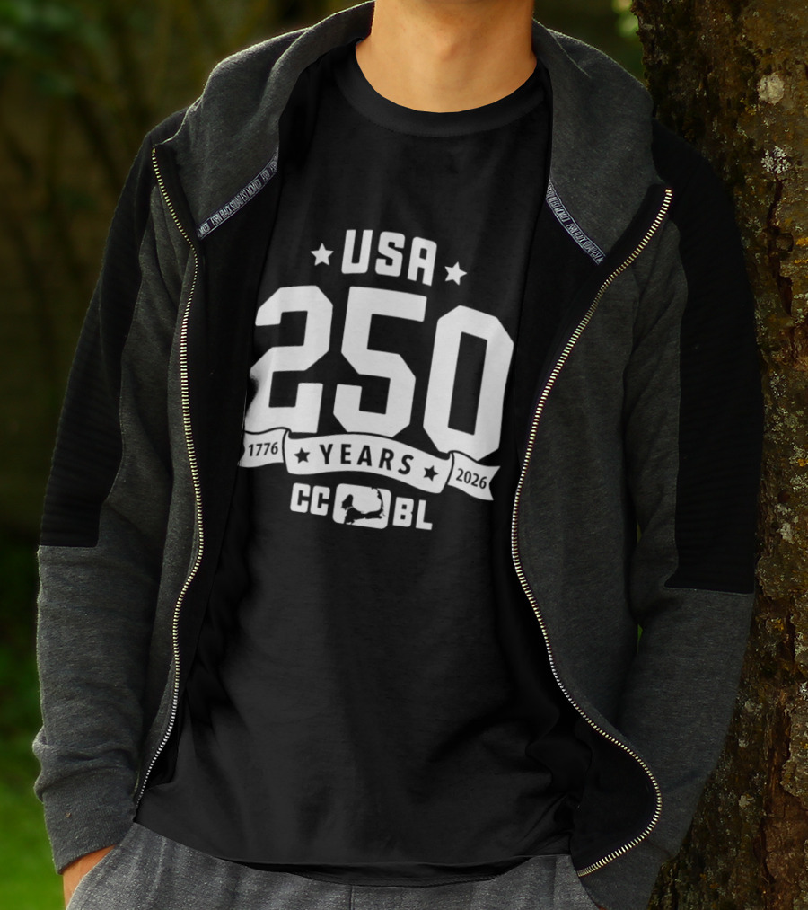 USA 250 Years 1776 2026 CCBL Anniversary T-Shirt