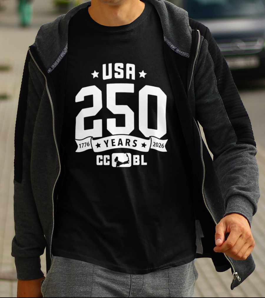 USA 250 Years 1776 2026 CCBL Anniversary T-Shirt