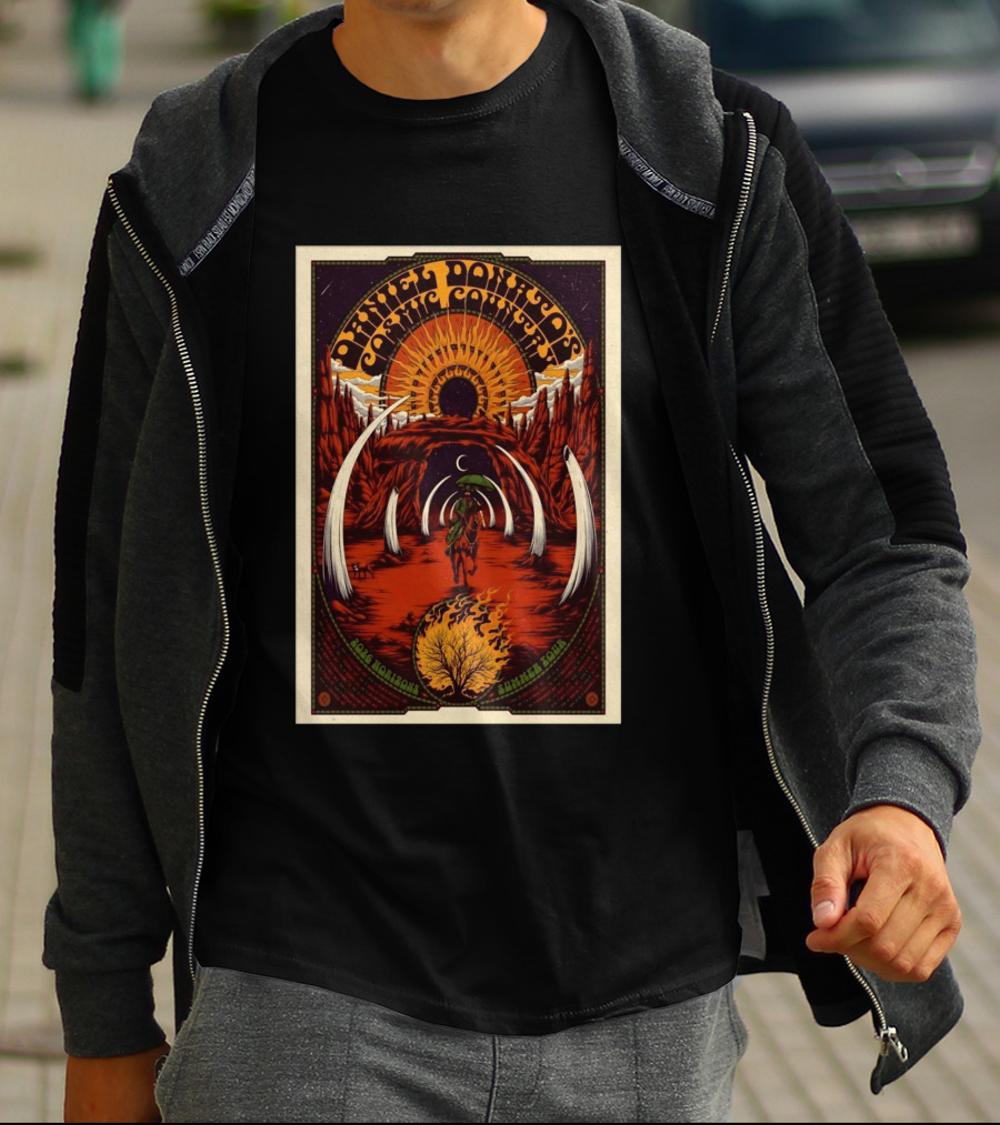 Daniel Donato's Cosmic Country 2026 Horizons Summer Tour Sunburst Desert Rider T-Shirt