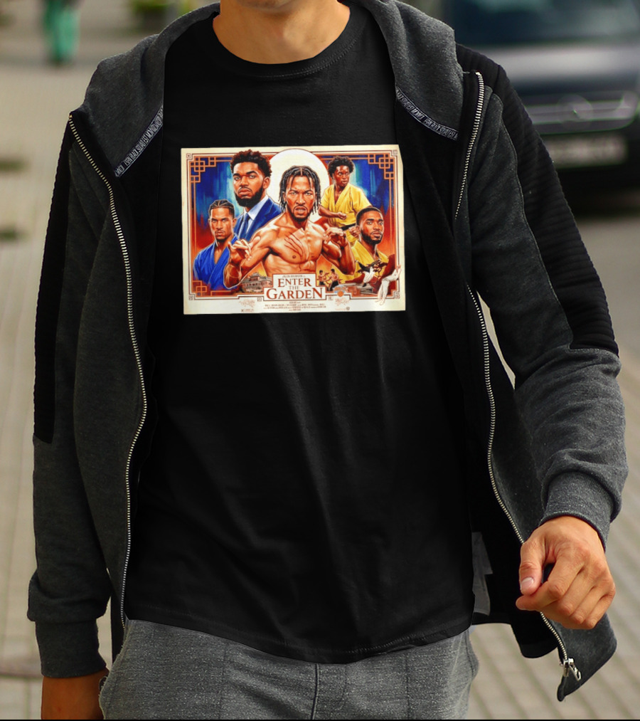 Jalen Brunson Enter The Garden Movie Martial Arts T-Shirt