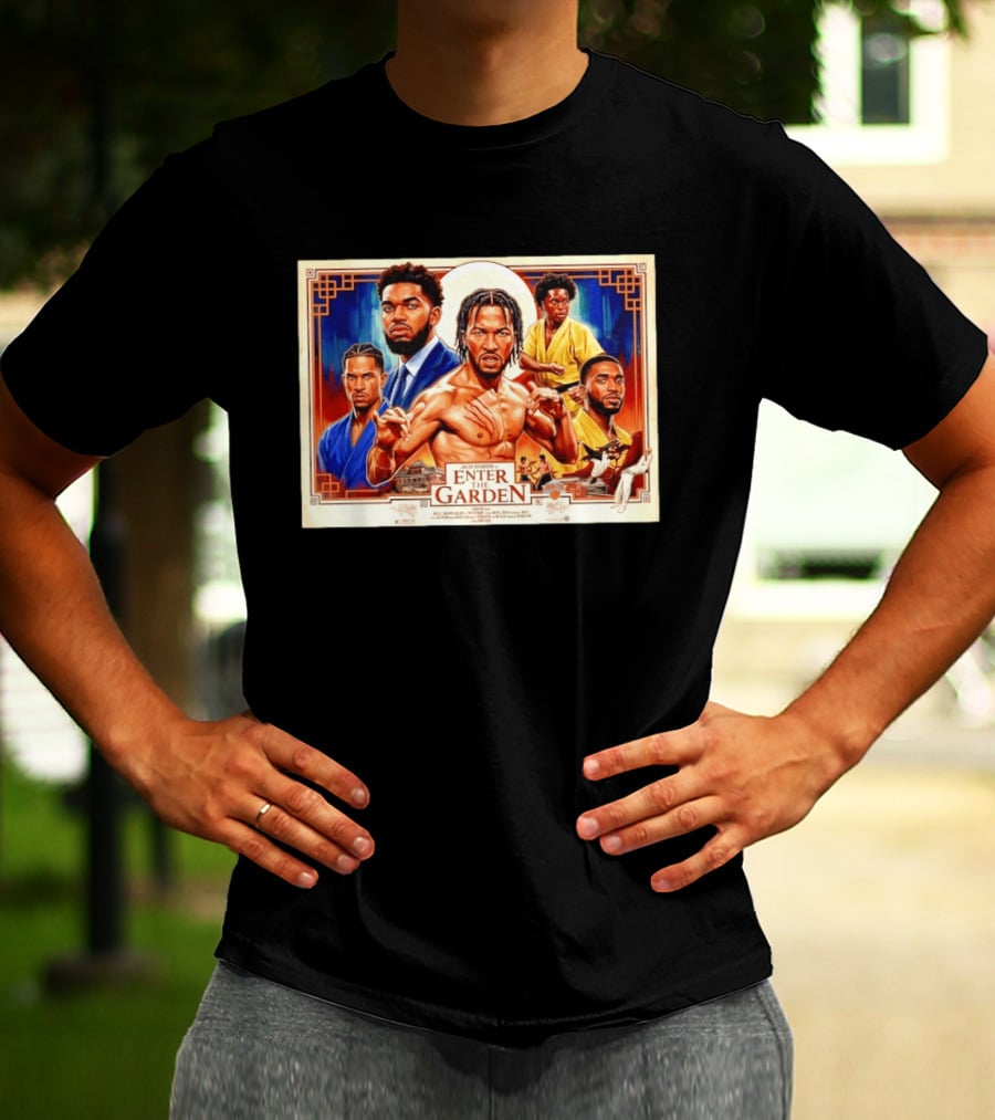 Jalen Brunson Enter The Garden Movie Martial Arts T-Shirt