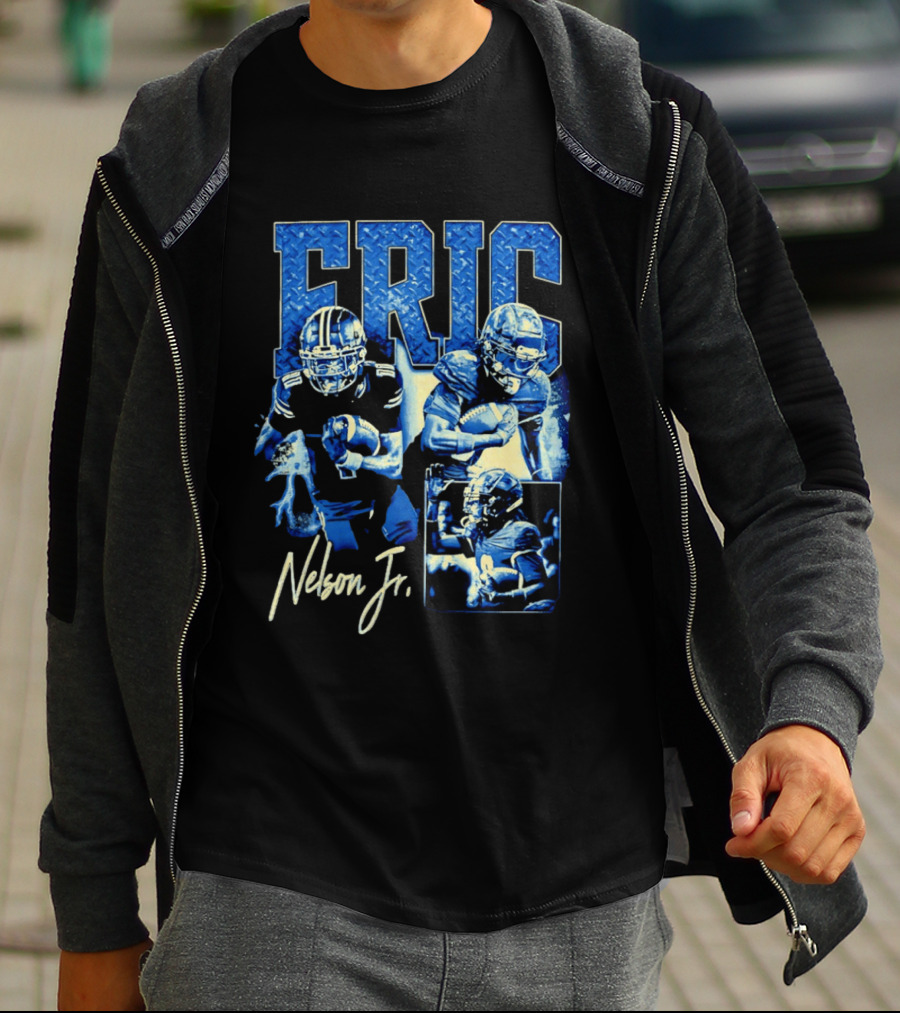 Eric Nelson Jr Football Wildcats New Hampshire T-Shirt