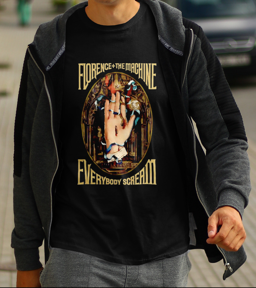 Florence And The Machine Everybody Scream Hand Candle Gothic Victorian T-Shirt