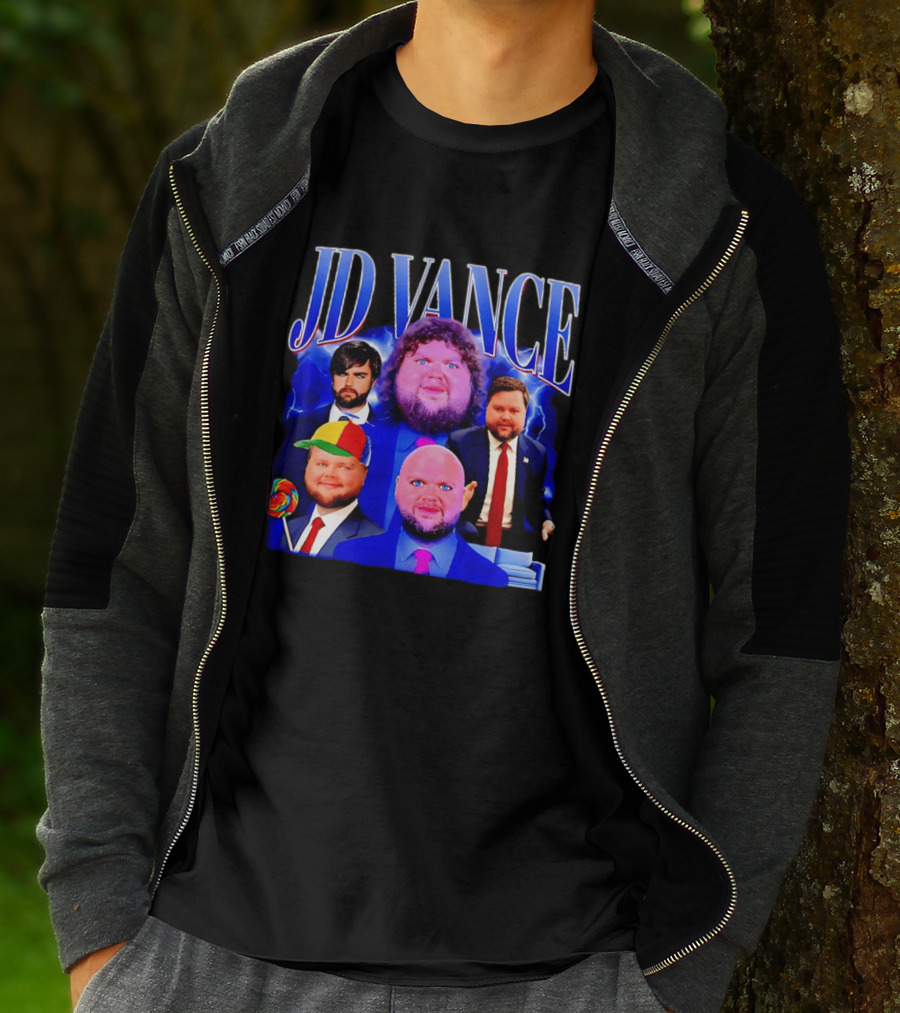 JD Vance Meme Collage Satire Politician Lollipop T-Shirt