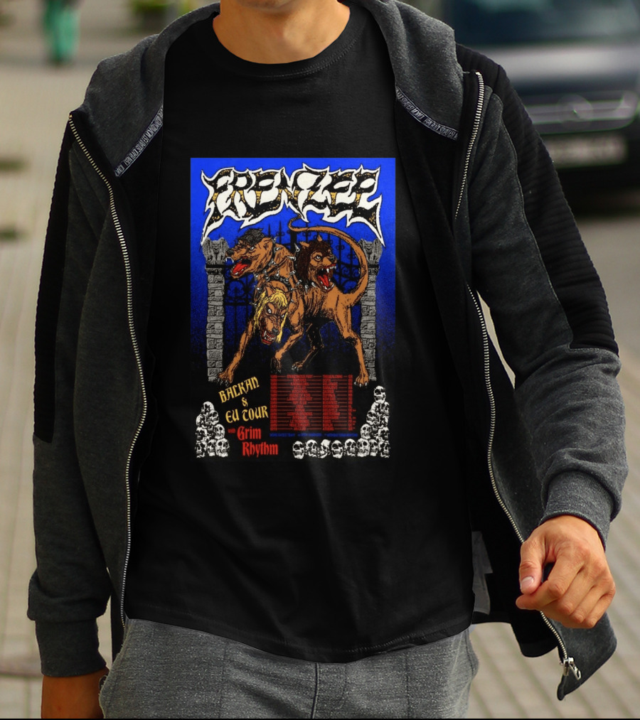 Frenzee Balkan And EU Tour 2026 With Grim Rhythm T-Shirt