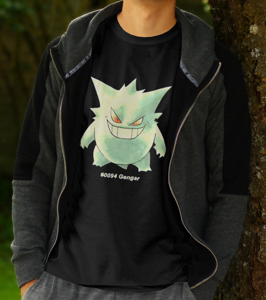 Gengar Pokemon 0094 Shadow Pokemon Ghost Type T-Shirt