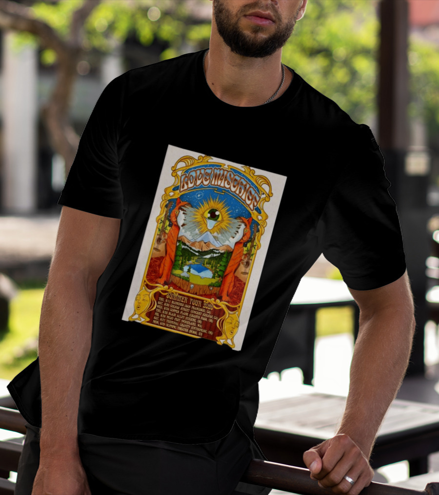 Love Mischief Summer Tour 2026 Dates And Venues Psychedelic T-Shirt
