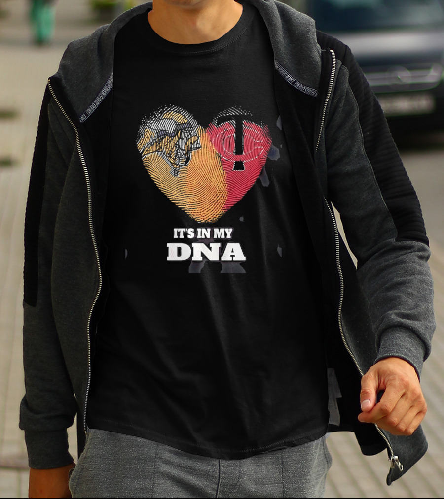 Minnesota Vikings Twins Heart It's In My DNA T-Shirt