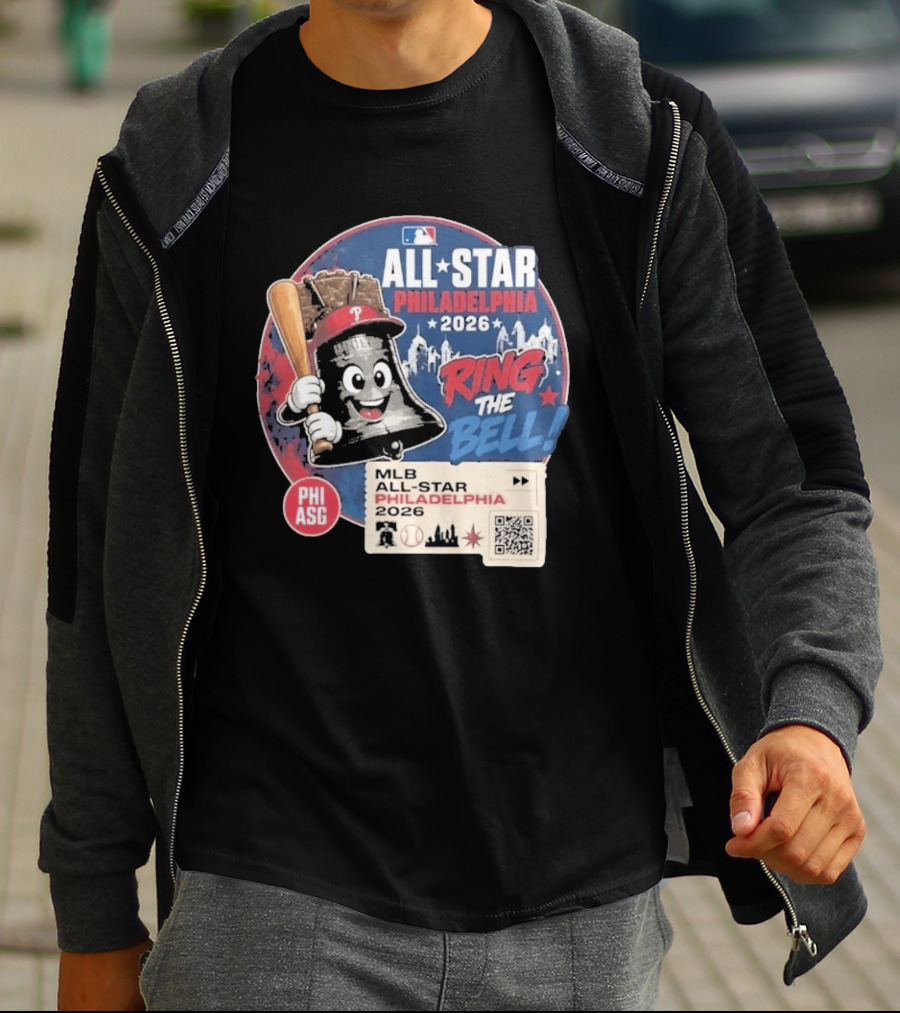 Philadelphia MLB All Star Game 2026 Ring The Bell Liberty Bell Baseball T-Shirt