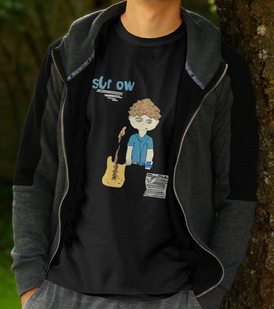 Sorrow Very Sorrow Days Blue Guitar T-Shirt