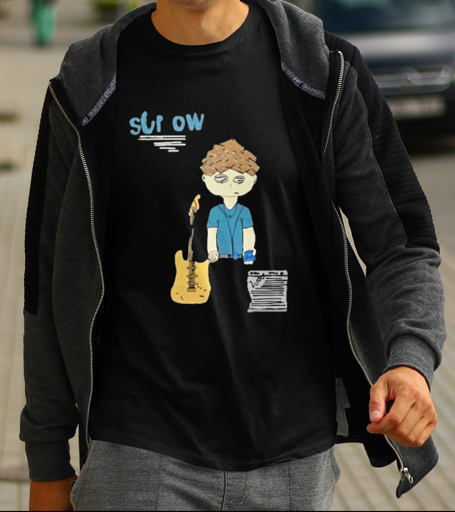 Sorrow Very Sorrow Days Blue Guitar T-Shirt