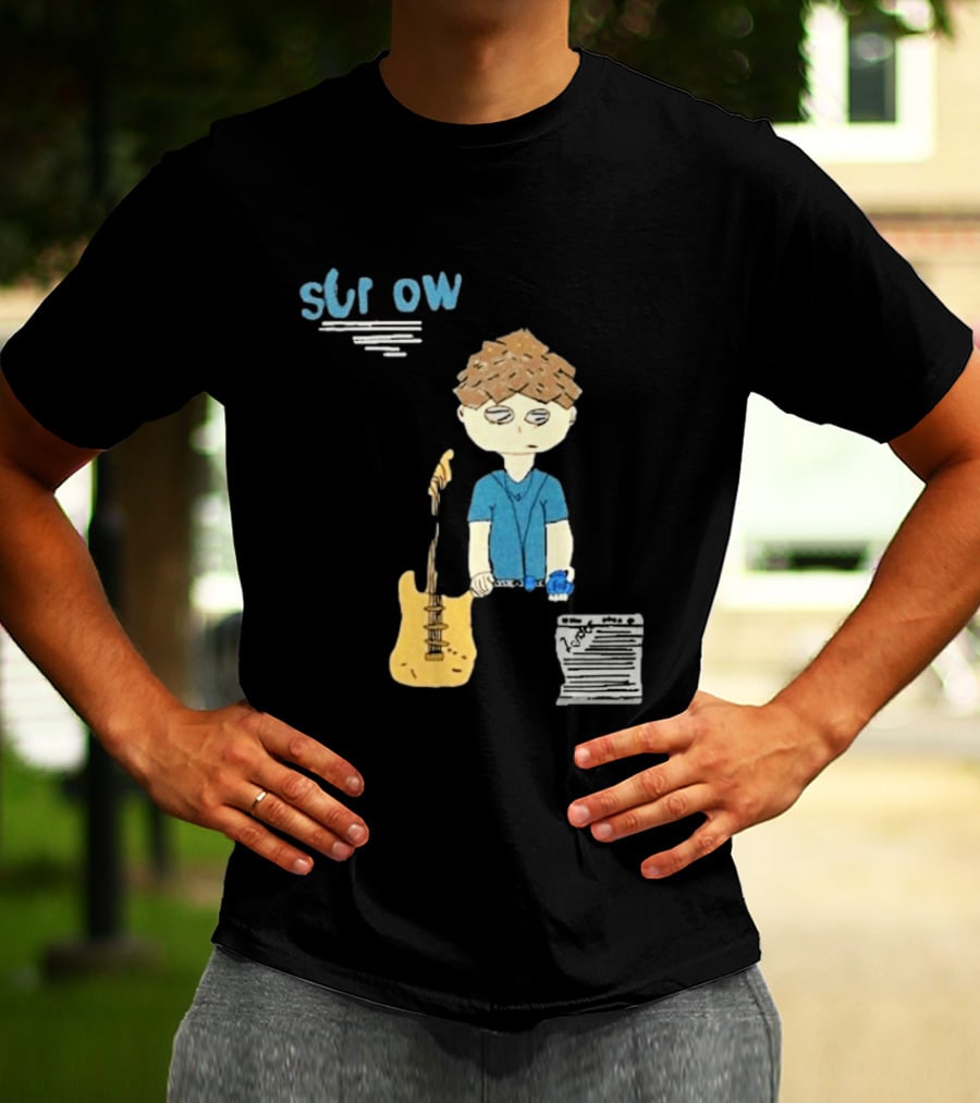 Sorrow Very Sorrow Days Blue Guitar T-Shirt