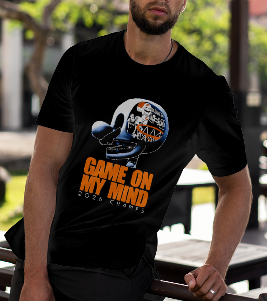 NY Knicks Mario Game On My Mind 2026 Champs T-Shirt