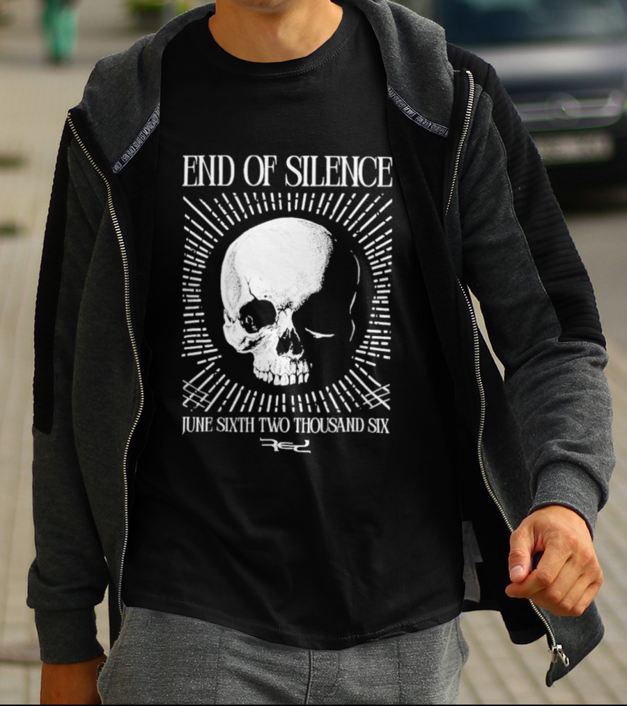 End Of Silence Skull June Sixth Two Thousand Six T-Shirt