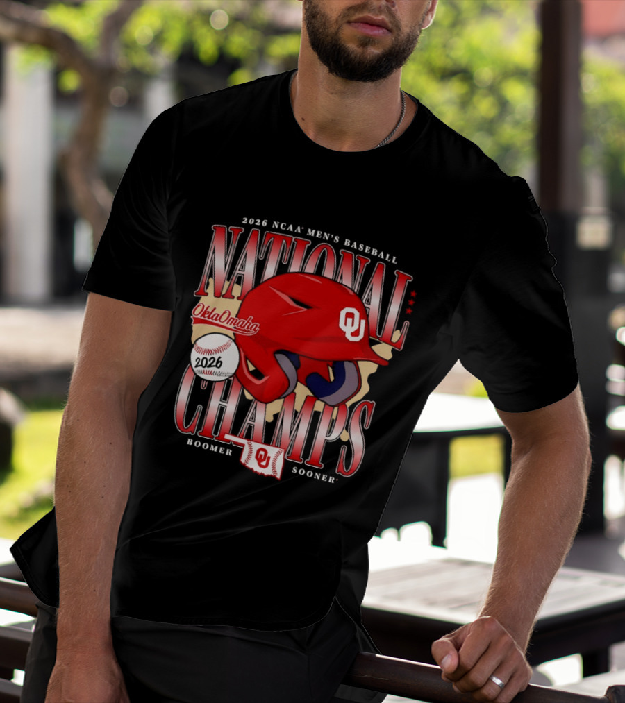 2026 NCAA Men's Baseball National Champs Oklahoma Sooners OklaOmaha Boomer T-Shirt