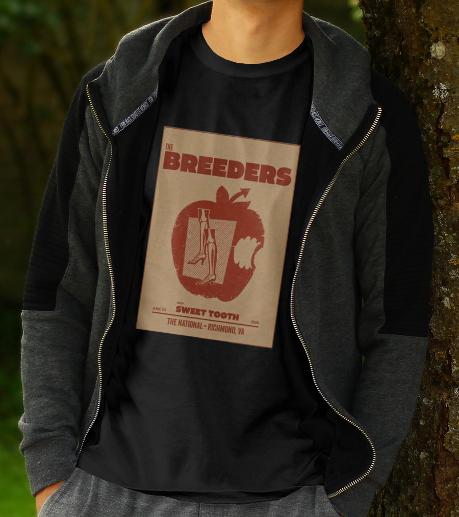The Breeders Sweet Tooth June 22 2026 Richmond The National T-Shirt