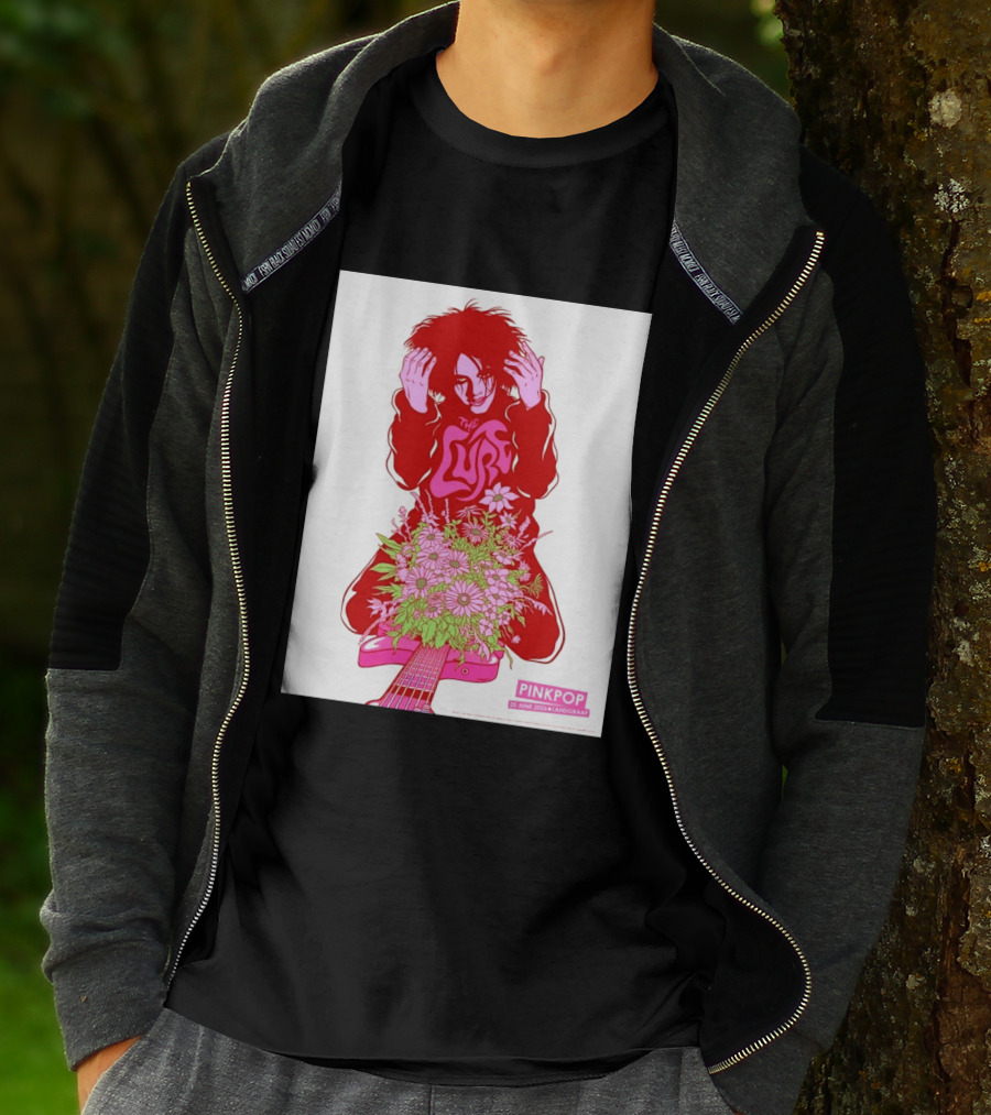 The Cure Pinkpop Festival Landgraaf Netherlands 20 June 2026 Exclusive Flowers And Guitar T-Shirt
