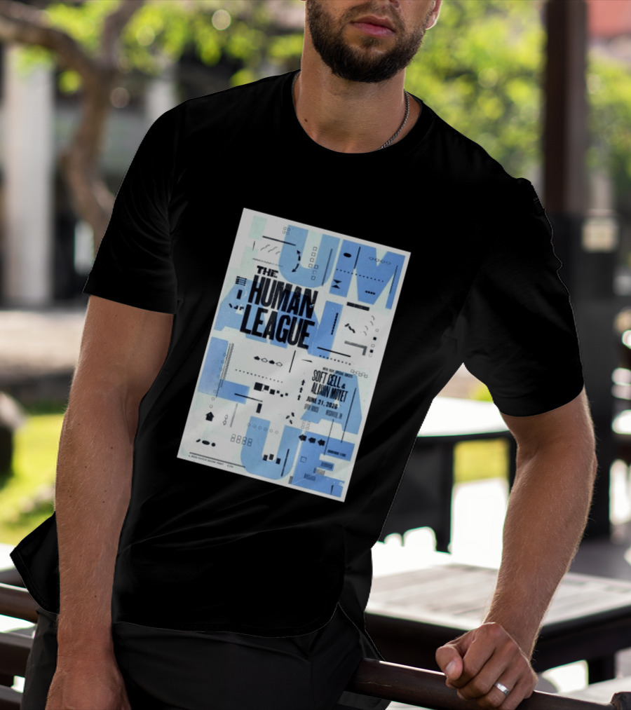 The Human League Soft Cell Alison Moyet June 21 2026 Nashville T-Shirt