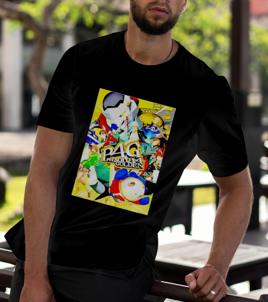 Persona 4 Golden P4G Main Cast Izanagi Teddie Kanji Naoto Chie Yosuke Yukiko Margaret T-Shirt