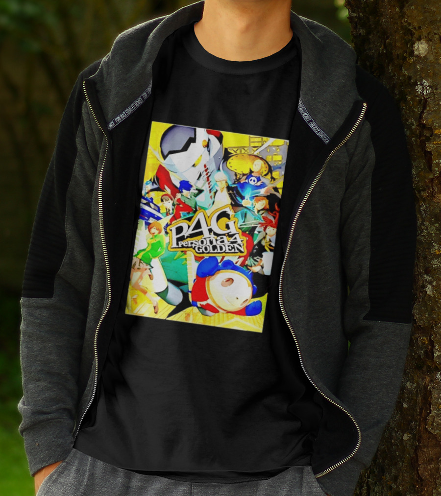 Persona 4 Golden P4G Main Cast Izanagi Teddie Kanji Naoto Chie Yosuke Yukiko Margaret T-Shirt