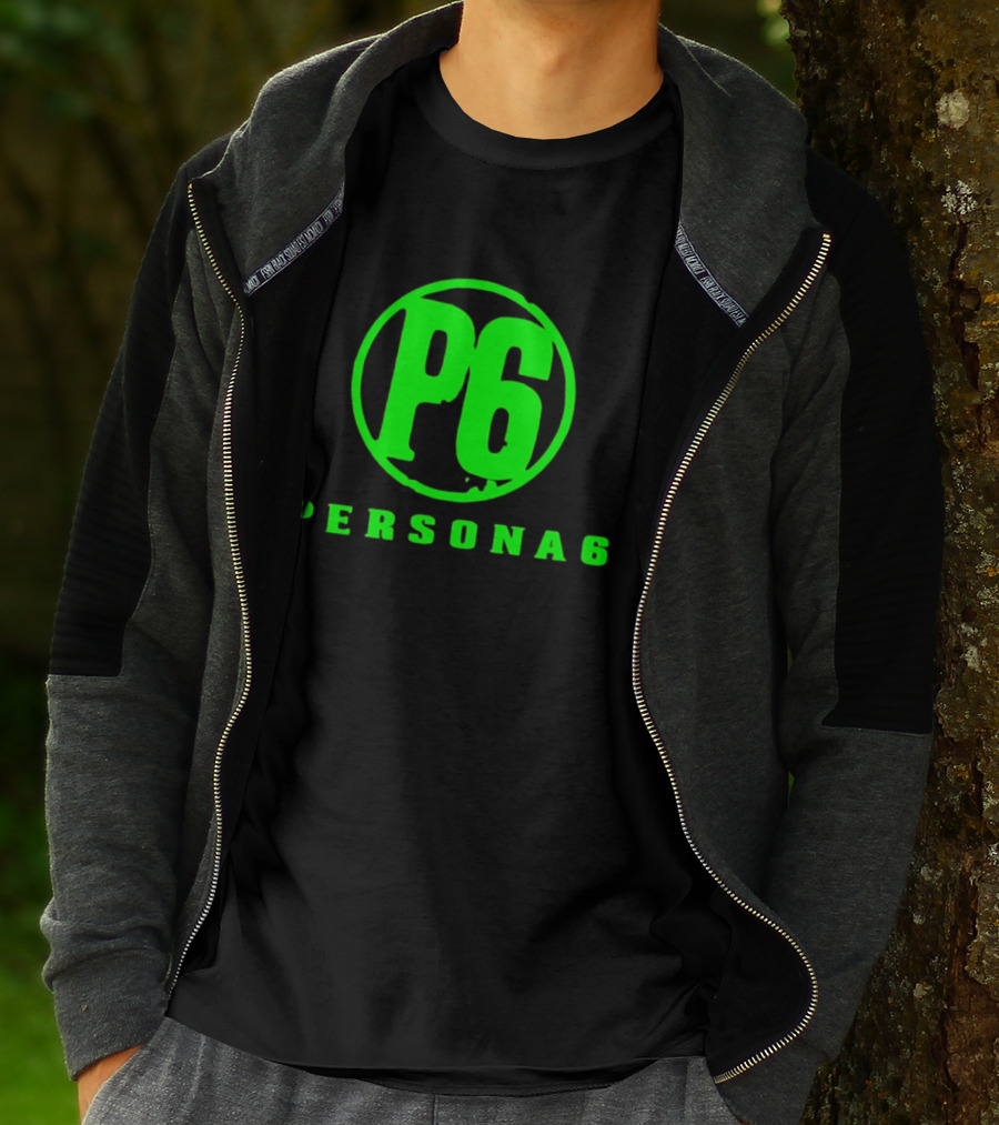 Persona 6 P6 Gaming Series Retro Green T-Shirt