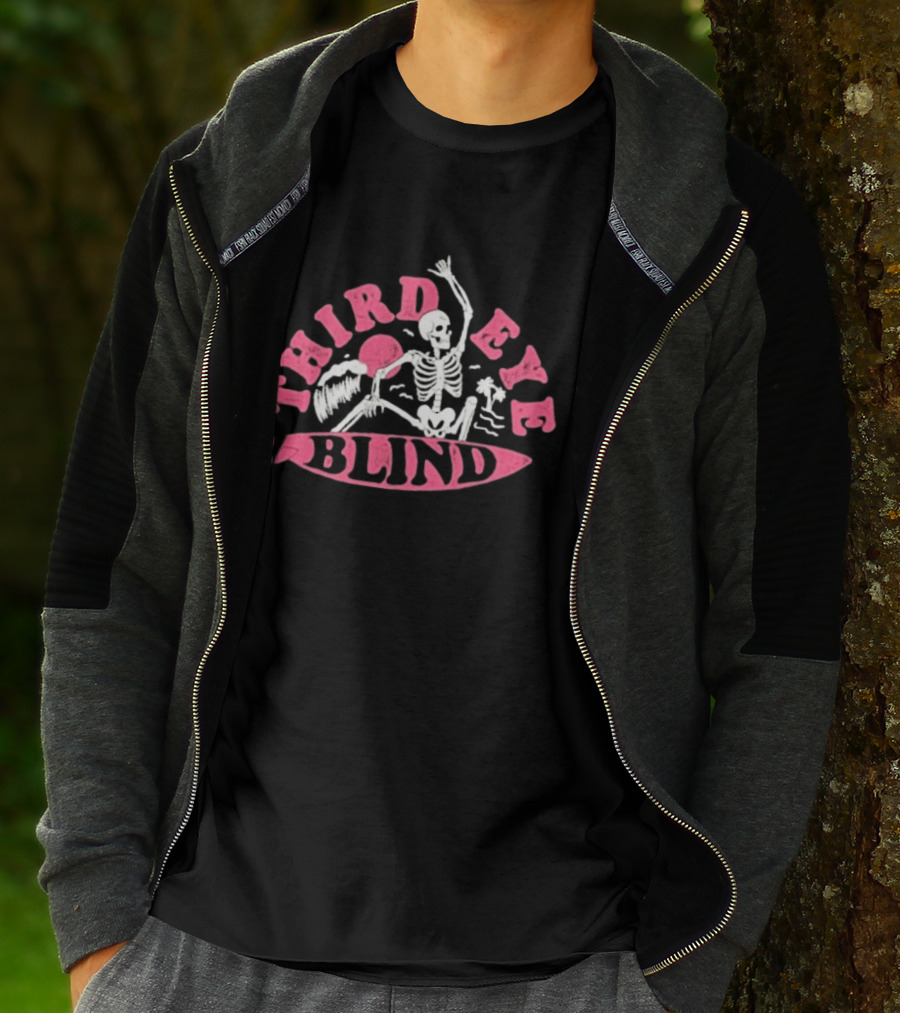 Third Eye Blind Skeleton Surfer T-Shirt