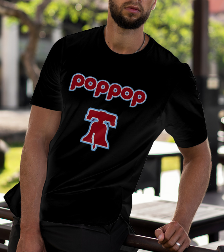 Philadelphia Phillies Poppop Liberty Bell MLB 2026 T-Shirt