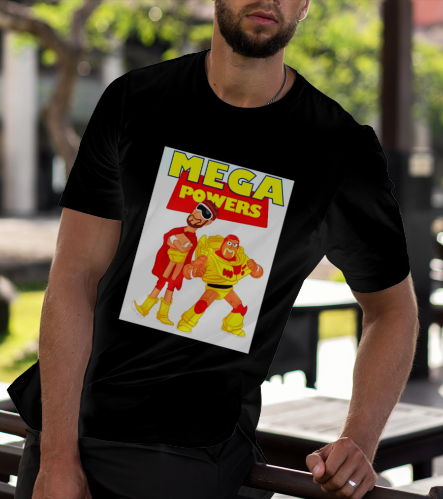 Randy Macho Man Savage Buzz Lightyear Hulk Hogan Toy Story WWE Mega Powers T-Shirt