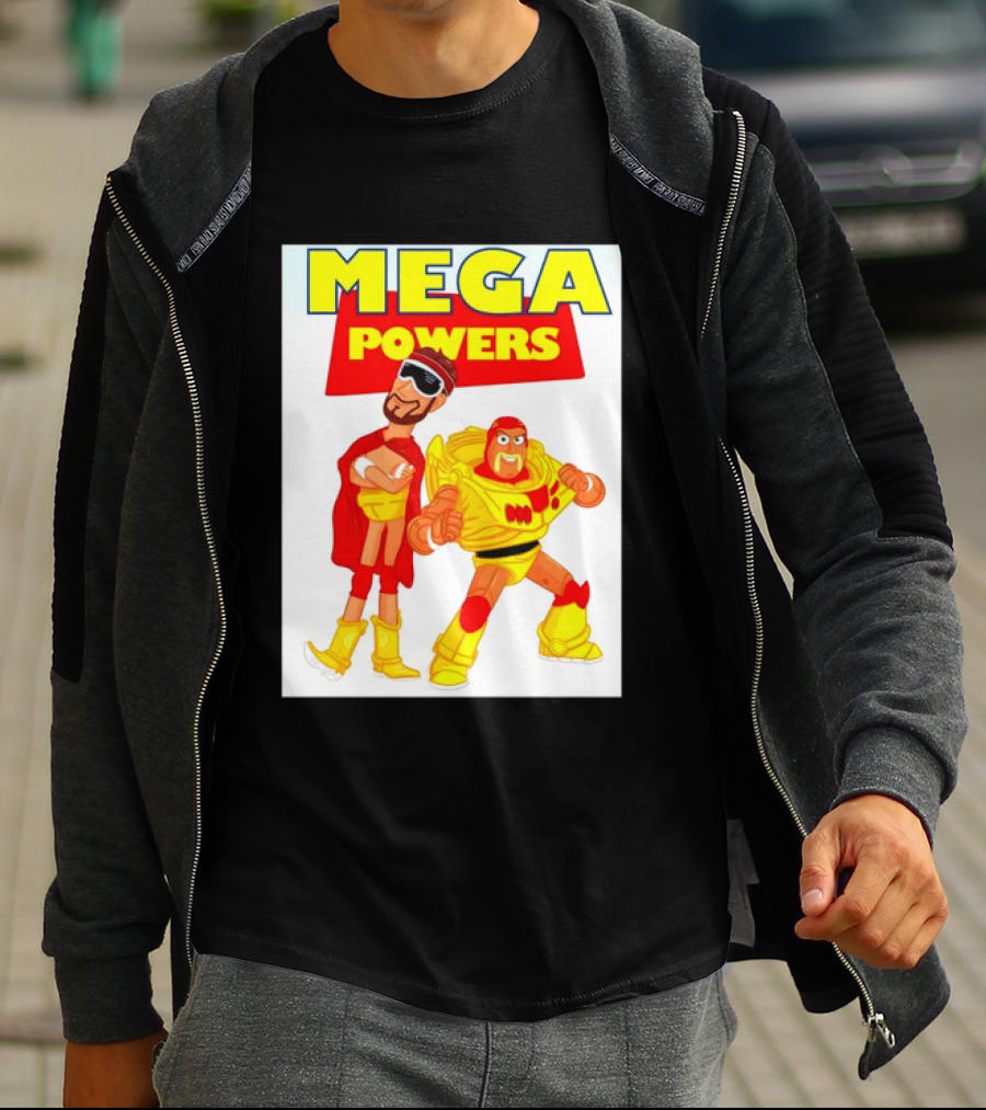 Randy Macho Man Savage Buzz Lightyear Hulk Hogan Toy Story WWE Mega Powers T-Shirt