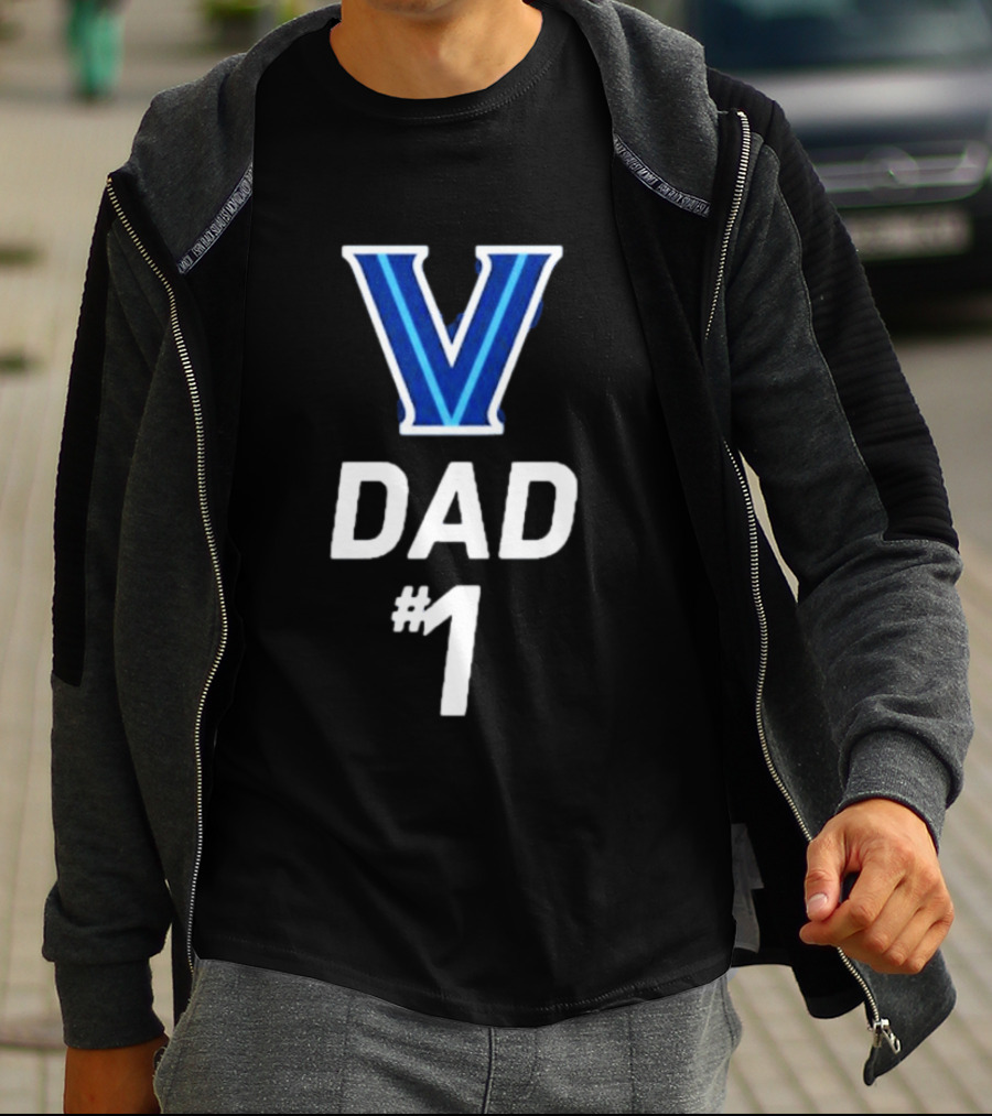 Villanova Number One Dad Father's Day 2026 T-Shirt