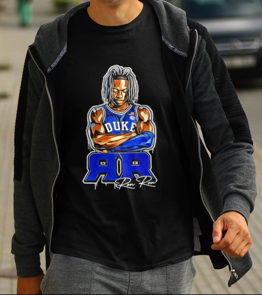 Ron Ron Deron Rippey Jr Duke Blue Devils Basketball Player T-Shirt