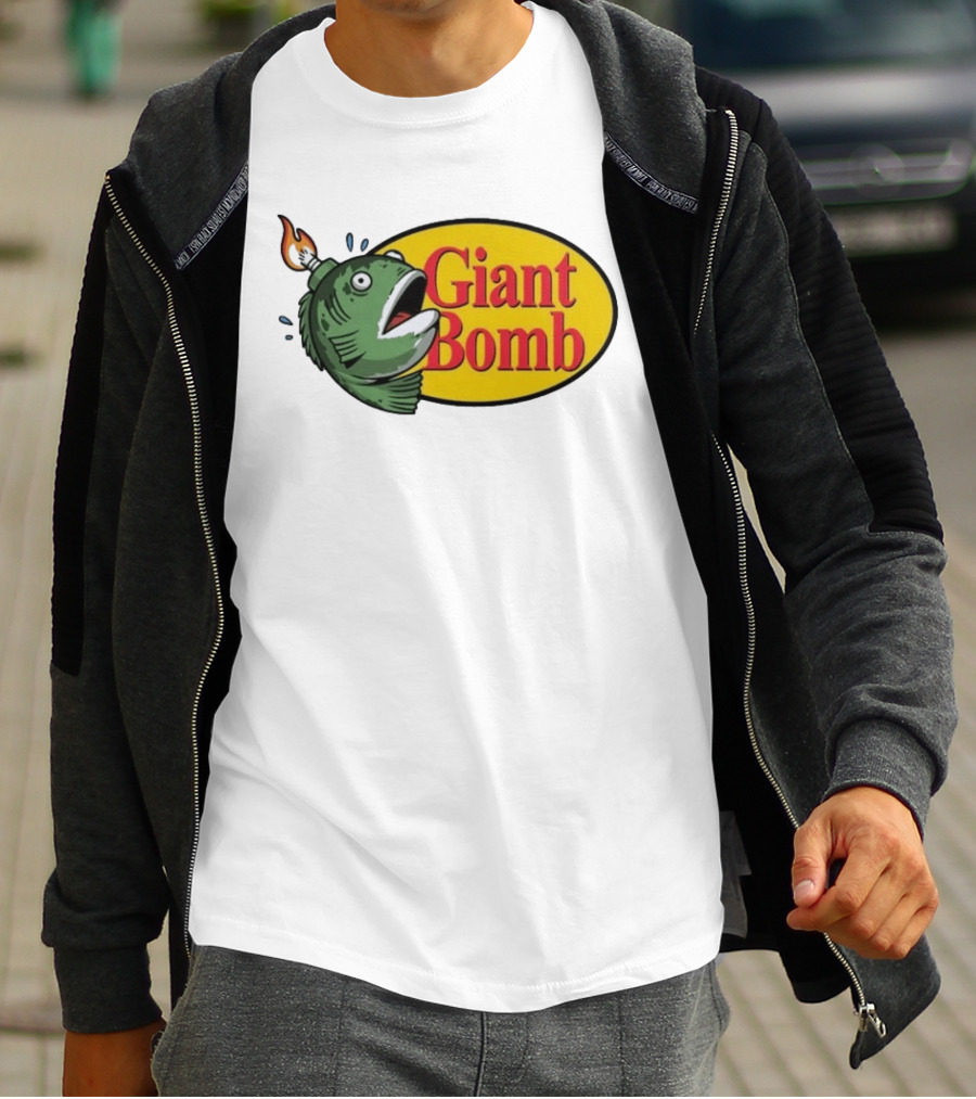 Giant Bomb Fish With Explosive Head T-Shirt