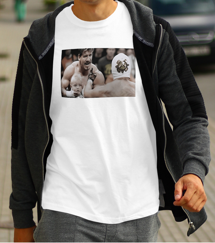 Eddie Guerrero Rey Mysterio WWE Battle With Child In Ring T-Shirt