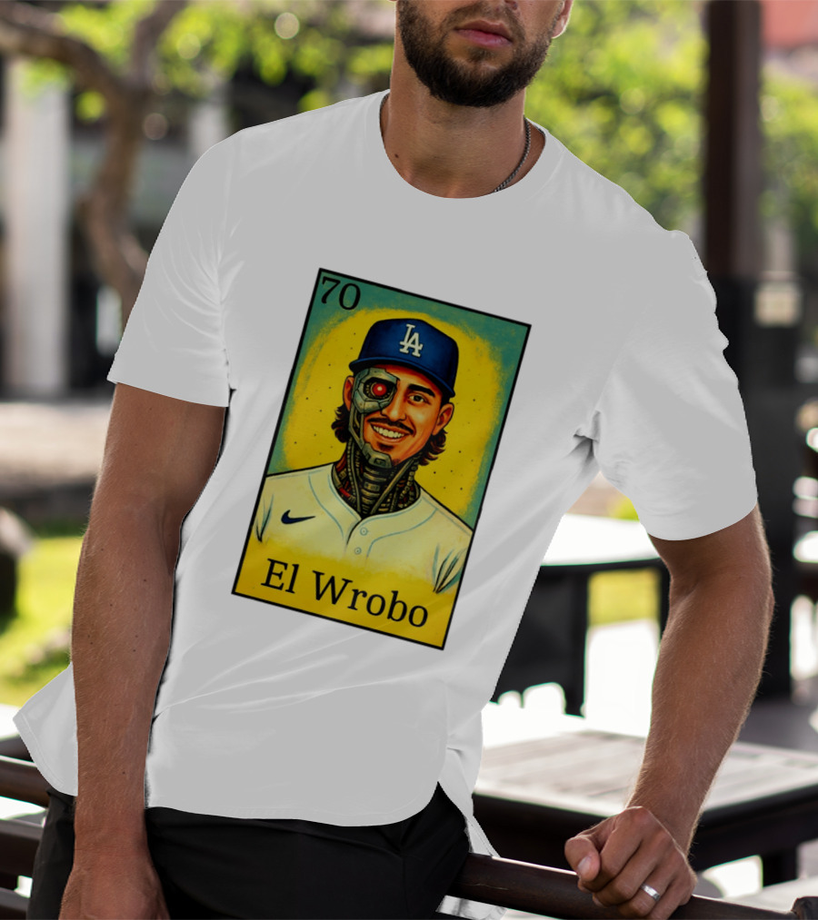 El Wrobo 70 Evan Phillips Los Angeles Dodgers T-Shirt