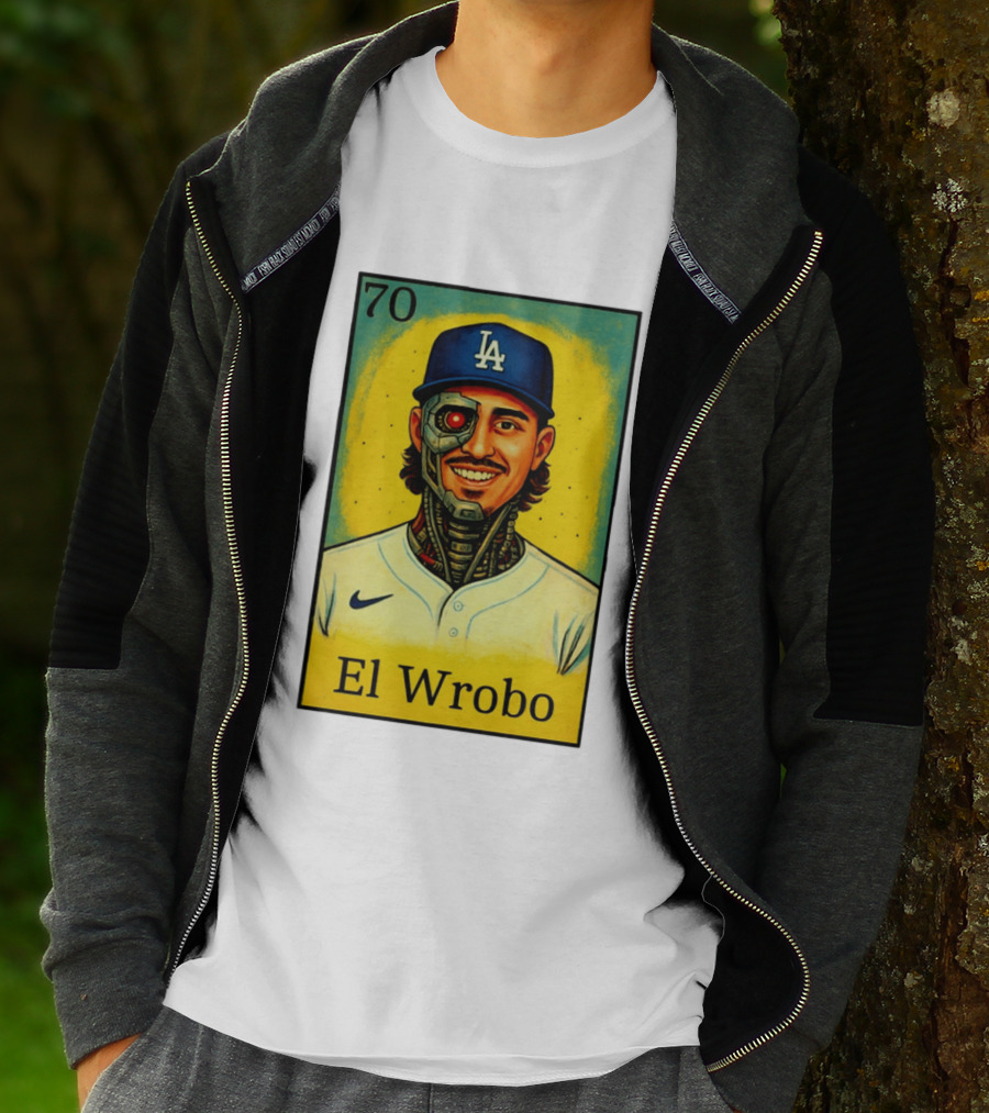 El Wrobo 70 Evan Phillips Los Angeles Dodgers T-Shirt