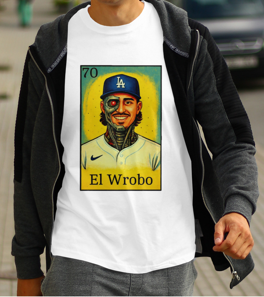 El Wrobo 70 Evan Phillips Los Angeles Dodgers T-Shirt