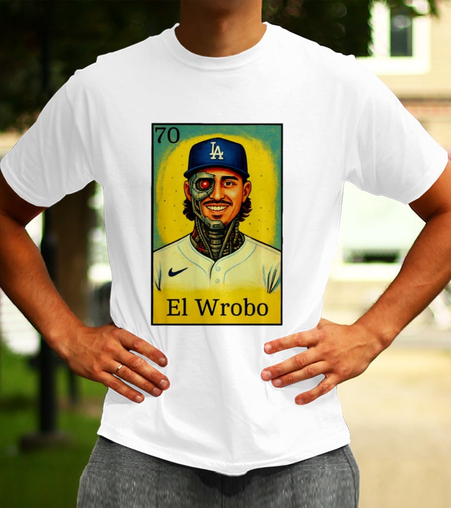 El Wrobo 70 Evan Phillips Los Angeles Dodgers T-Shirt