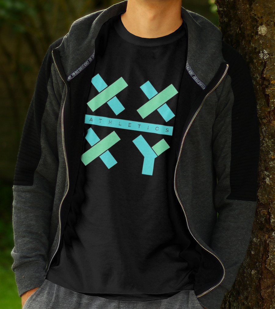 Athletics X Y Geometric Shapes Sports Abstract T-Shirt
