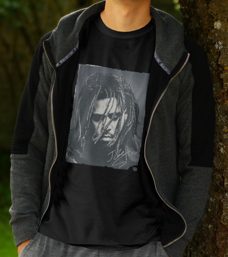 J Cole 2023 Concert Portrait Signature T-Shirt