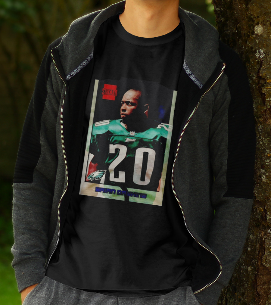 Brian Dawkins Philadelphia Eagles Stack 20 Trading Card T-Shirt