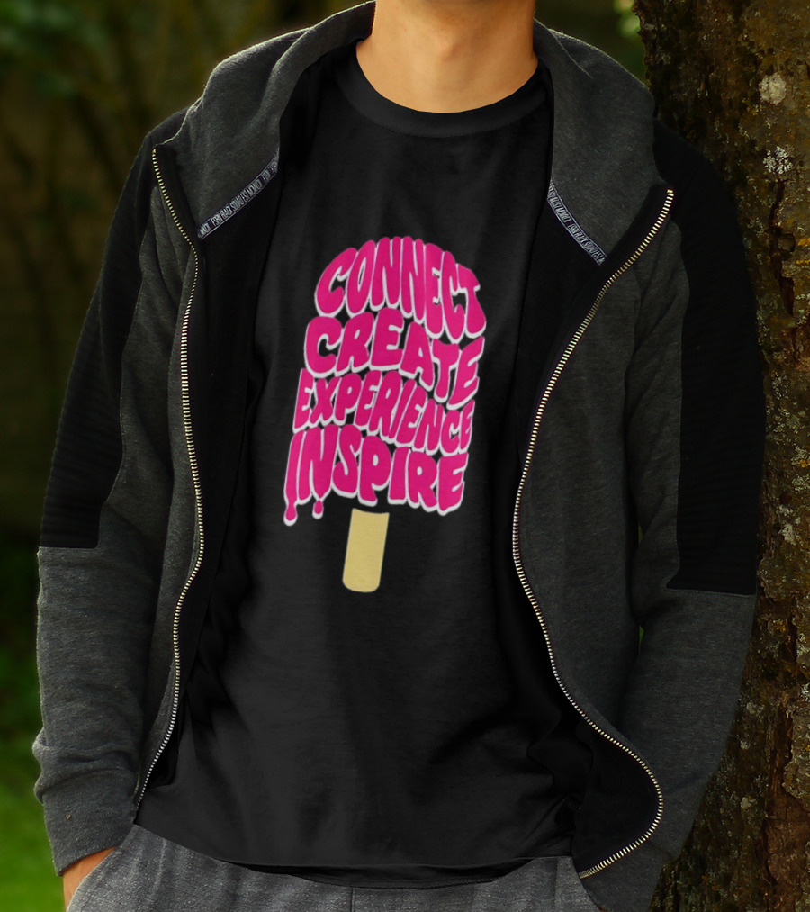 Connect Create Experience Inspire Popsicle T-Shirt