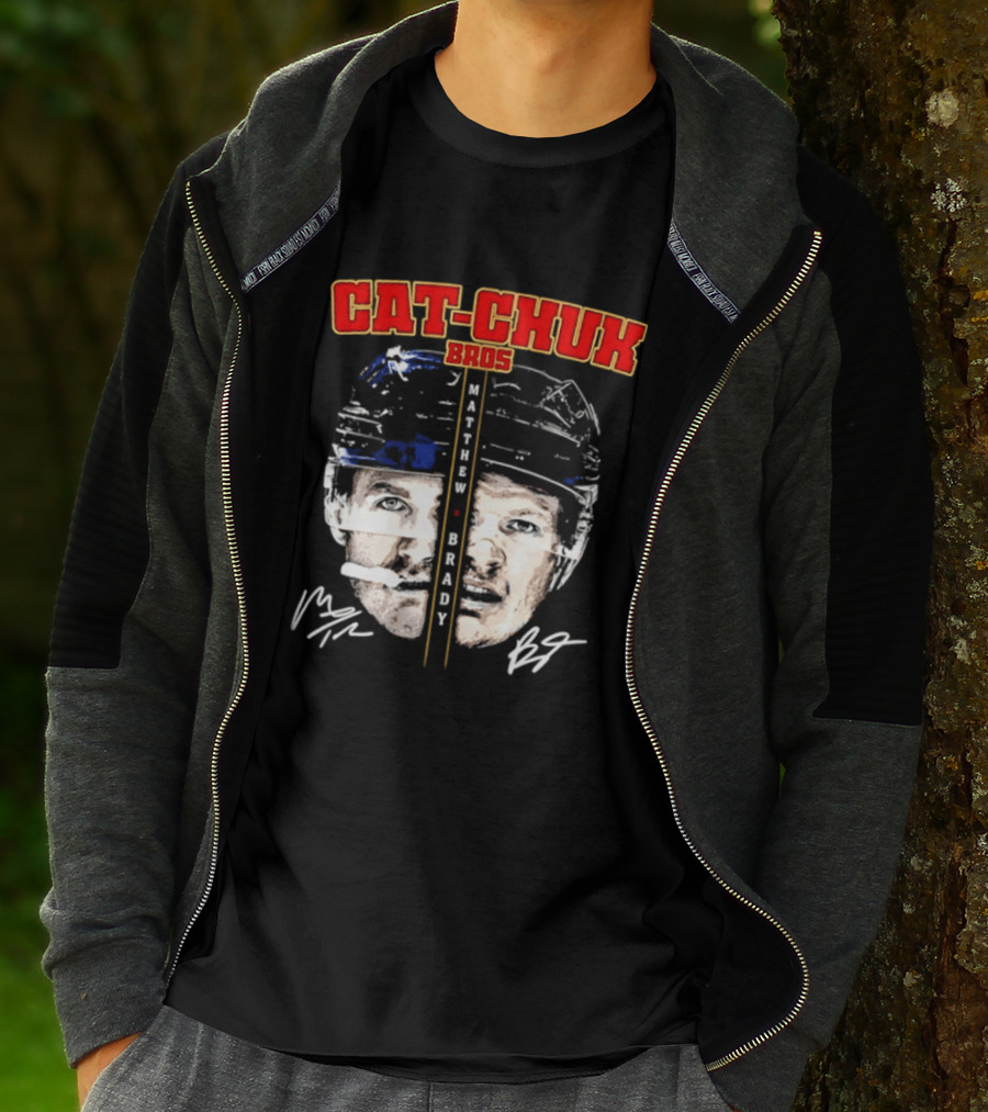Florida Cat Chuk Bros Matthew Brady Tkachuk Signatures T-Shirt