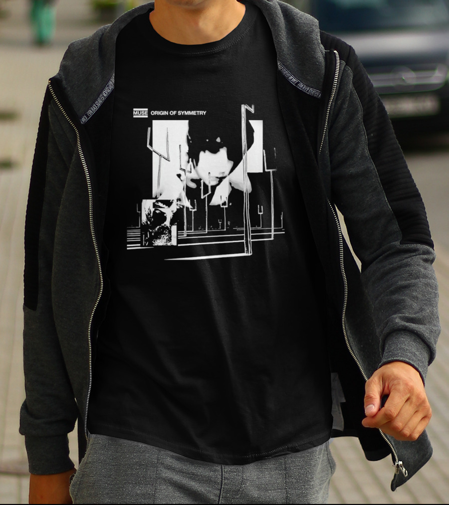 Muse Origin Of Symmetry Album Cover Forks Shadows T-Shirt