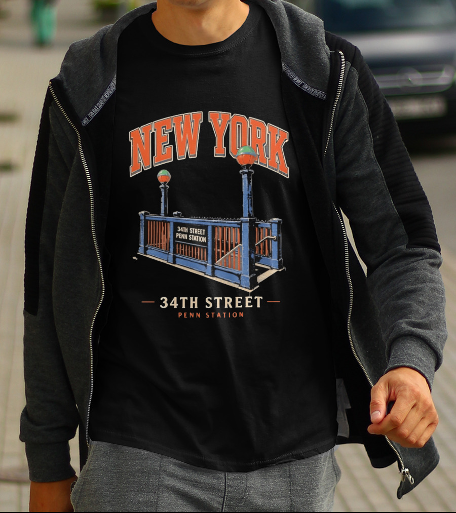 New York 34th Street Penn Station Subway Entrance T-Shirt